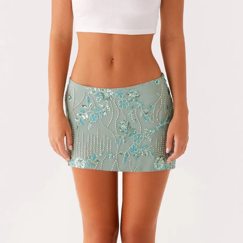 Sasha Sequin Mini Skirt