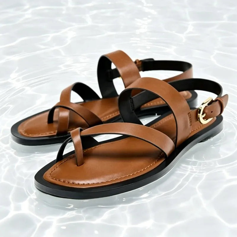 Flora Gladiator Flat Sandals