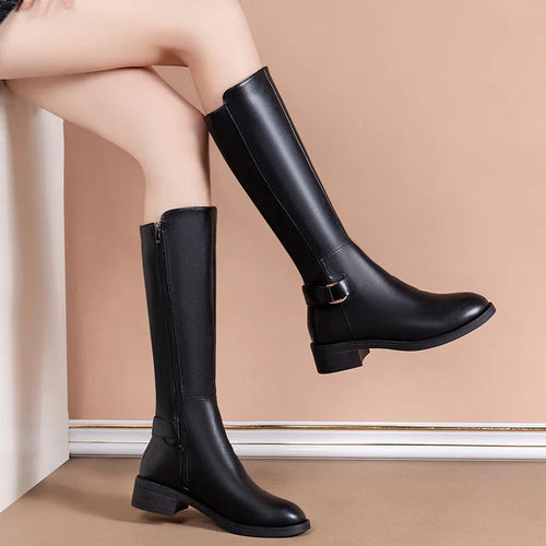 Bryony Buckled Riding Boots