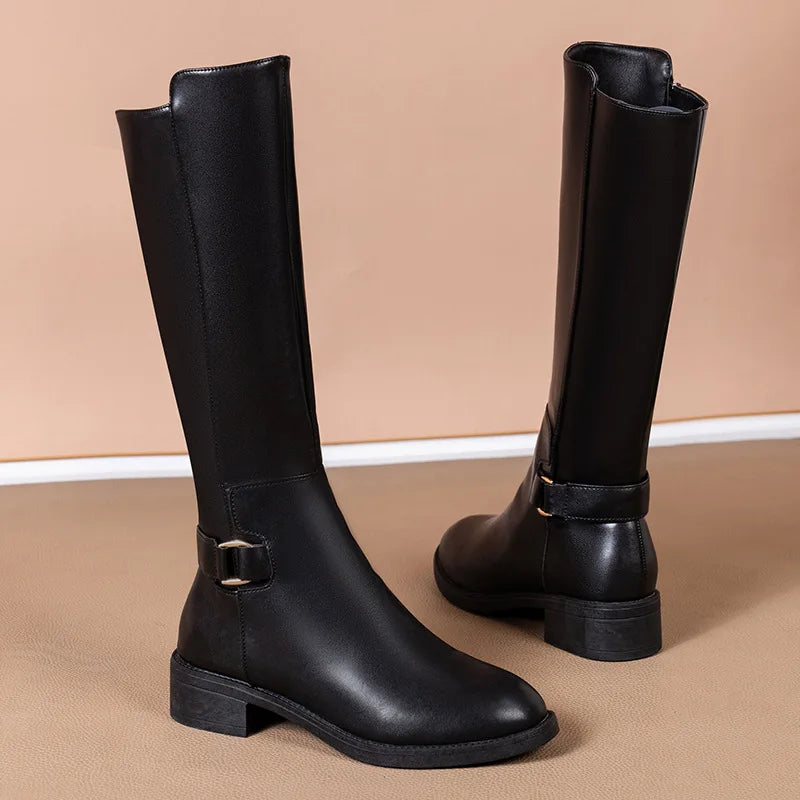 Bryony Buckled Riding Boots