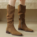 Gemma Western Suede Boots