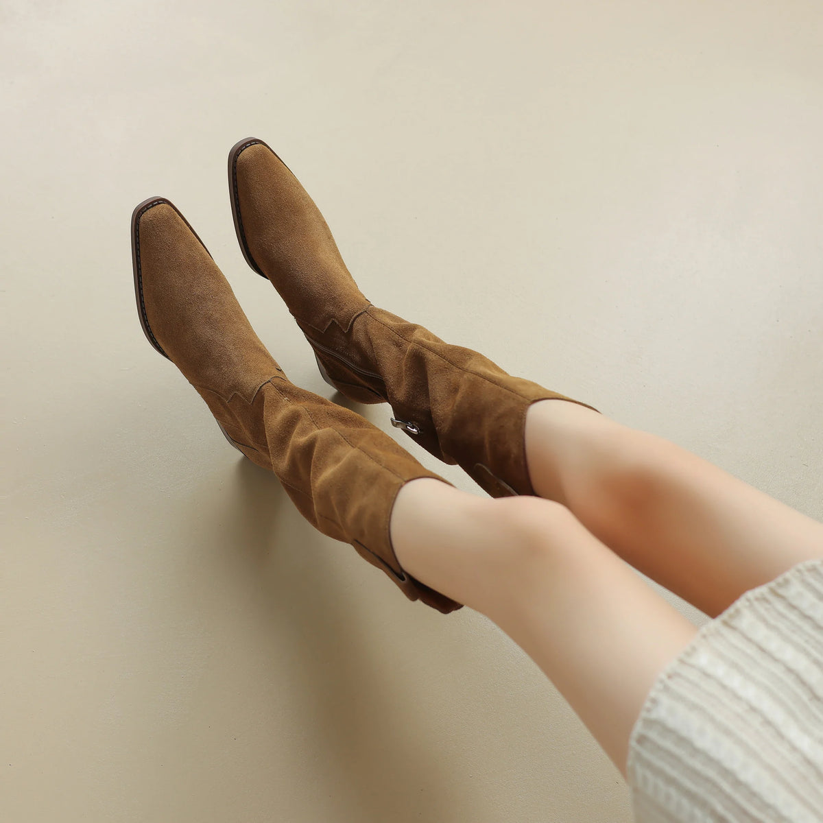 Gemma Western Suede Boots