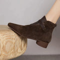 Maren Wrapped Suede Ankle Boots