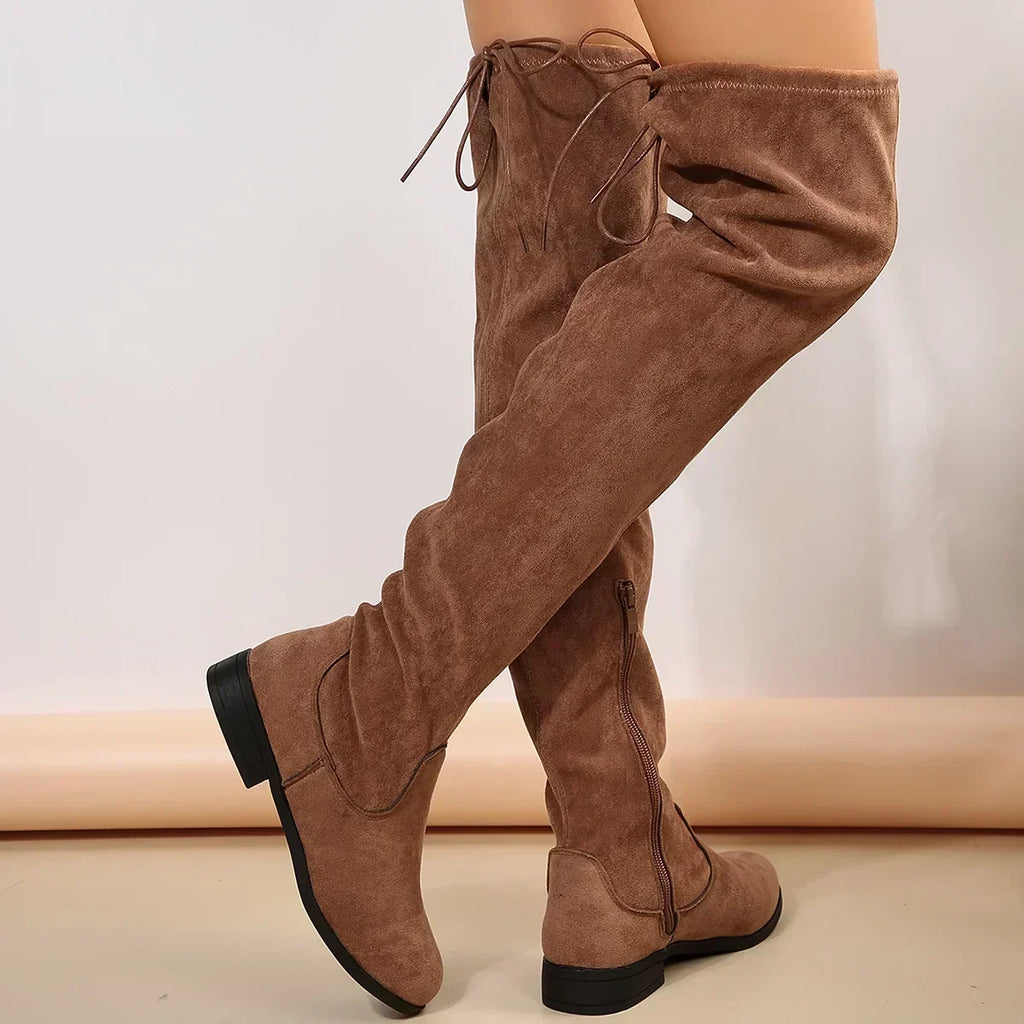 Noemi Over-The-Knee Suede Boots